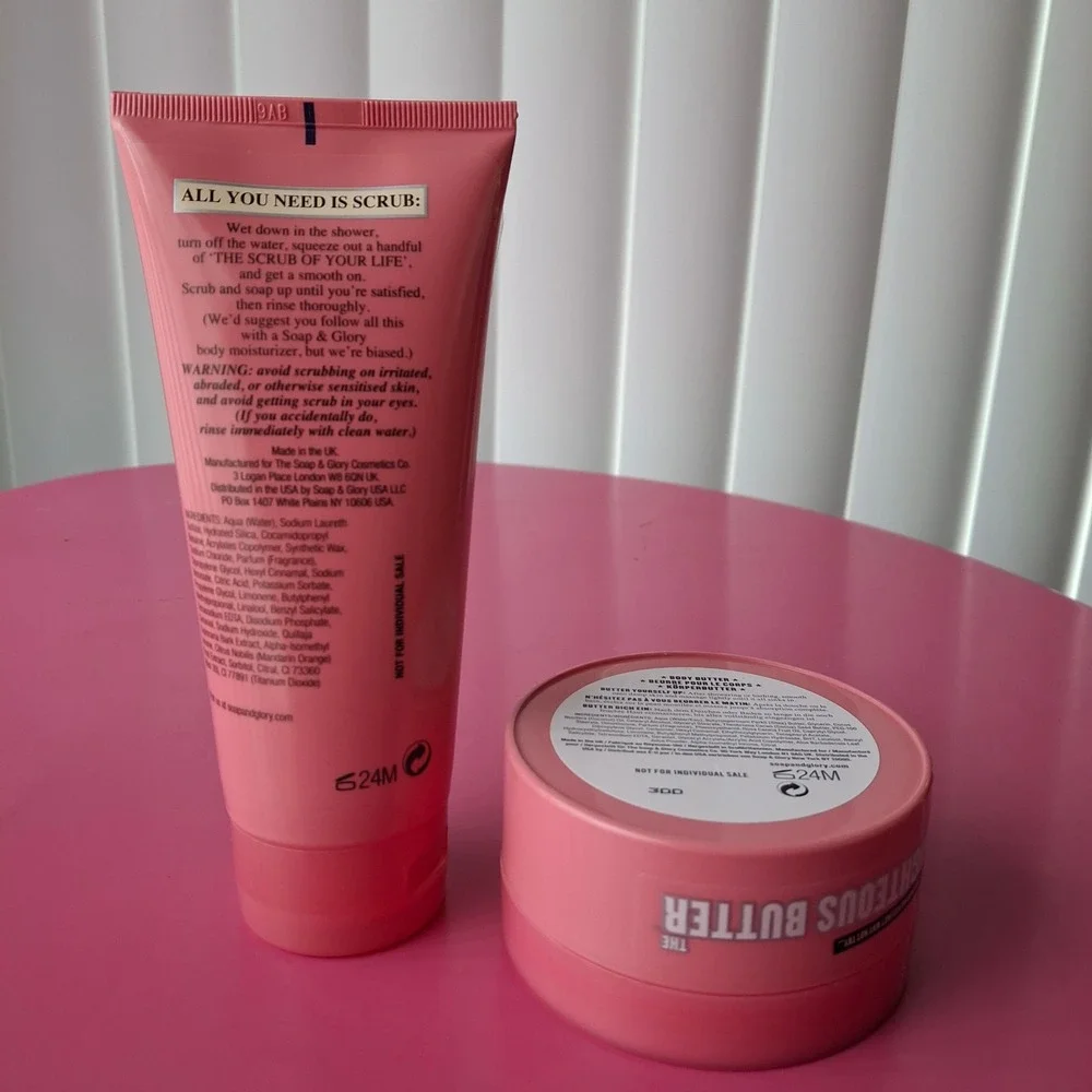 Soap & Glory both new